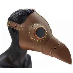 Steampunk Plague Doctor Masquerade Mask Long Nose